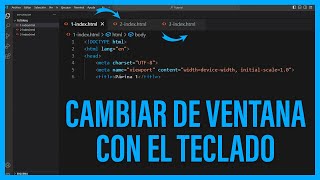 MOVERSE ENTRE VENTANAS en VISUAL STUDIO CODE 🔥 [upl. by Alol]