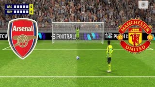 🔴ARSENAL VS MANCHESTER UNITED🔴 PENALTY SHOOTOUTS efootball2024 [upl. by Elehcor373]