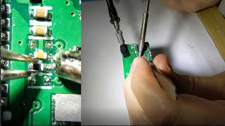 Soldering 0402 Components by Hand [upl. by Arracat860]