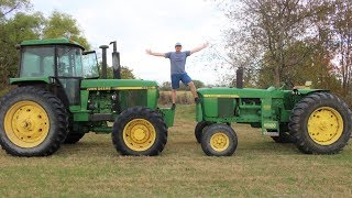 Tractor video  Tractor racing on the farm  Which is faster [upl. by Nitsugua]