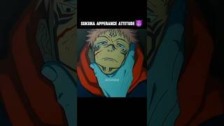 Sukuna Apperance Attitude 😈 sukuna sukunaedit sukunaamv jujutsukaisen animeedit [upl. by Atiuqcaj]