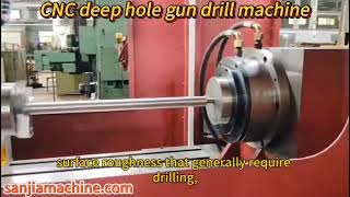 Test of CNC deep hole gun drill machine [upl. by Lorrimer580]