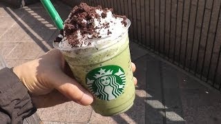 Chocolate Brownie Green Tea Frappuccino Starbucks Coffee [upl. by Relyuhcs]