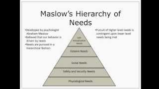 Maslows Hierarchy of Needs [upl. by Yragerg]