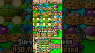 Survival Endless 450 Flags Completed Plants Vs Zombies [upl. by Hahnert]