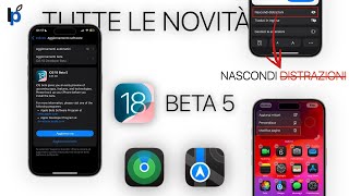 iOS 18 Beta 5 TUTTE le NOVITÀ [upl. by Mcclenaghan937]