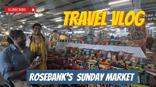 The Rosebanks Sunday Market in South Africa  WheelchairFriendly  Travelog [upl. by Ahsimot]