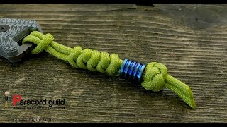 Basic paracord knife lanyard [upl. by Yeldahc89]