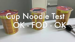 MEKI C Noodle Test  Food X Ray Inspection System  MEKITEC [upl. by Felicidad]