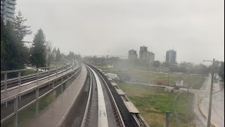 1985 SkyTrain MK1 024  SurreyCentral to Gateway [upl. by Alyahsat]