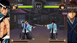 MUGEN LIFEBAR Rurouni Kenshin  Saitou Shinsengumi x Okita [upl. by Goldshlag]