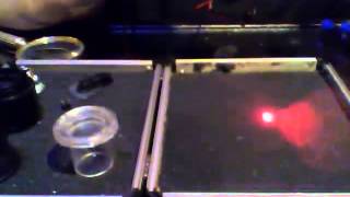 Laser Project  Assembly and Testing of 300mW 650nm Laser at 36v [upl. by Nisbet350]