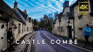 Castle Combe  A Visual Tour of Englands Most Charming Village 4k 2024 [upl. by Nilats]