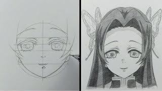 How To Draw Kanae Kocho With Ease  Demon Slayer  ssart1 [upl. by Hemetaf]