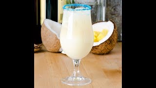 Pina Colada Coctail Recipe  Pina Kolada Koktel Recept [upl. by Adnala]