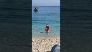 Lefkada Greece Summer 2024 Agios Nikitas Beach [upl. by Nailimixam]