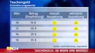 Taschengeld Ab wann und Wieviel YouTube [upl. by Norrabal]