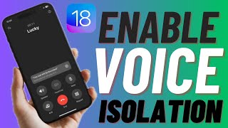 How to Turn ON Voice Isolation on iPhone in iOS 18 [upl. by Ridglea]