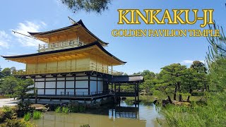 4K WALKING IN KINKAKUJI  GOLDEN PAVILION TEMPLE THE FAMOUS GOLDEN TEMPLE IN KYOTO JAPAN 🎌 [upl. by Atterol]