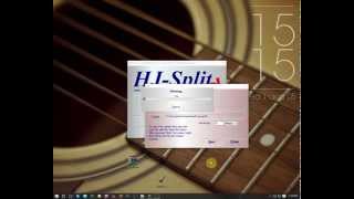 How to Split files using HJSplit [upl. by Nnyre]