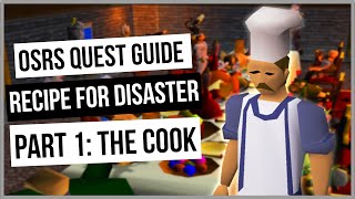 OSRS Recipe for Disaster  The Cook Quest Guide  Ironman Friendly  Old School RuneScape [upl. by Nomead]