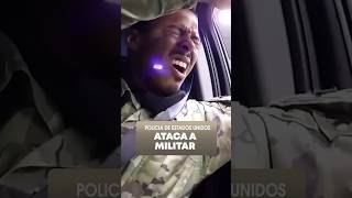 Policía ATACA a MILITAR de la Guardia Nacional de Estados Unidos [upl. by Magdau]