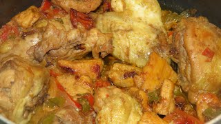 POLLO GUISADO 🍗🍗 PLATO FÁCIL Y DELICIOSO 😋 [upl. by Assilav172]