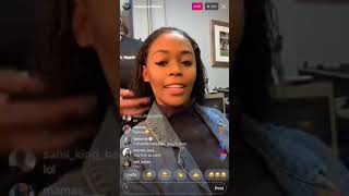 Nafessa Williams Instagram Live 3232019 [upl. by Doane]