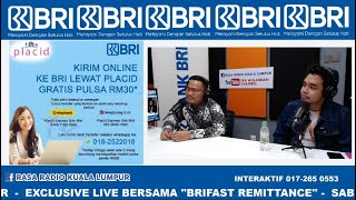 Cara Mudah Cepat Kirim Uang Ke Indonesia dari Malaysia  BRIFast Remittance Malaysia PLACID Express [upl. by Nirac]