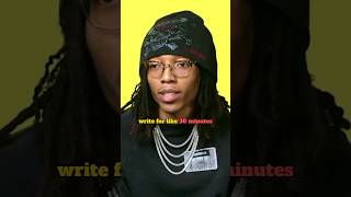 Lil Tecca explains to Genius how quot500lbsquot was made liltecca genius interview shorts [upl. by Nekal]