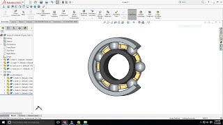 Modelling and assembly of deep groove ball bearing using solidworks [upl. by Marie-Jeanne]