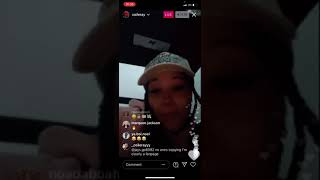 Coi Leray amp G Herbo unrelesead song from coi album on Instagram live [upl. by Annoj]