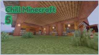 Finishing my Barn Stables thing  Chill Minecraft 5 [upl. by Yevrah538]