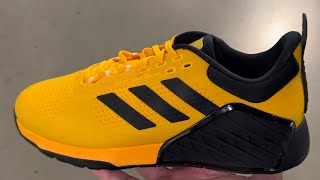 Adidas Dropset 2 Trainer Black Yellow Training Shoes [upl. by Eidahs585]