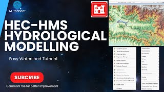 Watershed Delineation with HECHMS  StepbyStep Tutorial [upl. by Eissirc467]