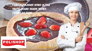 Panela Polishop Ichef Ultra Sauté Grand Shark Series Vermelha 24cm [upl. by Rolanda]