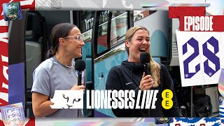 Jill Scott Lucy Bronze Fran Kirby amp Mary Earps  Ep28  Lionesses Live connected by EE [upl. by Spanjian]