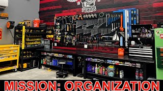 GARAGE ORGANIZATION 102 What worked and what didnt moving into the shop [upl. by Htir]