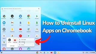 How to Uninstall Linux Apps on Chromebook [upl. by Asirret450]