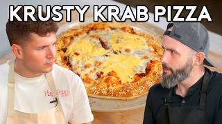 Can We Recreate the Krusty Krab Pizza Babish vs NickDiGiovanni [upl. by Qirat]