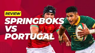 SPRINGBOKS VS PORTUGAL  BLOEMFONTEIN TEST 2024 REVIEW [upl. by Priscella]