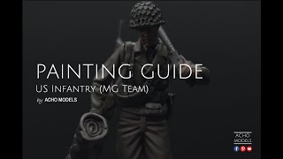 Painting WWII US Infantry 135 [upl. by Narag422]