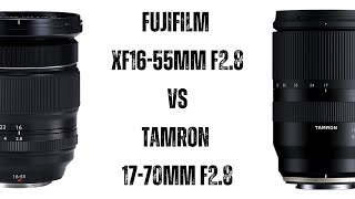 FUJIFILM XF1655mm f28 vs TAMRON 1770mm f28 [upl. by Marilla936]