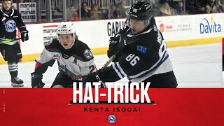 WHL HatTricks — Kenta Isogai [upl. by Ytineres491]