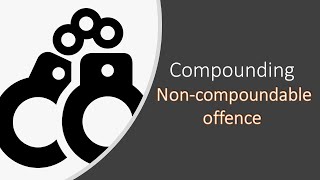 Compounding a noncompoundable offence Hindi Dr Ashok Dhamija Advocate Supreme Court [upl. by Mccahill]