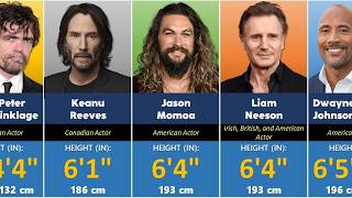 The Tallest Hollywood Actors Compared [upl. by Eneli]