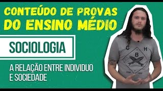 SOC II A SOCIOLOGIA O INDIVÍDUO E A SOCIEDADE A RELAÇÃO ENTRE INDIVIDUO E SOCIEDADE [upl. by Joyan]