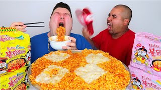 CHEESY NOODLES WITH ORLIN • Mukbang amp Recipe [upl. by Lerim]