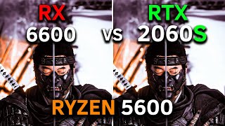 RTX 2060 SUPER 8GB vs RX 6600 8GB  RYZEN 5 5600  2024 [upl. by Hardman]