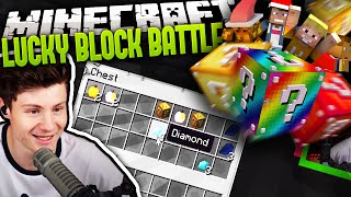 MEGA GLÜCK BEI UNLUCKY BLÖCKEN  Minecraft LUCKY BLOCK BATTLE 2 10  Dner [upl. by Liryc]